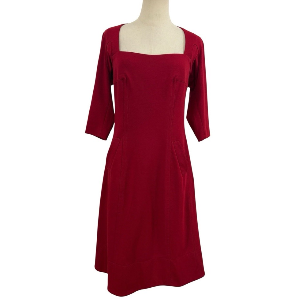 Elegant Red Women's Dress